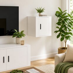 Elevate Your Space with a White Wall Mounted TV Cabinet