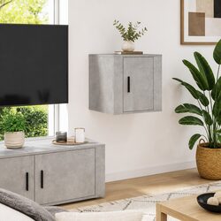 Enhance Your Space with a Grey Wall-Mounted TV Cabinet