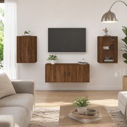 Enhance Your Space with a Brown Oak Floating TV Shelf