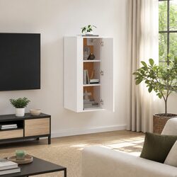 Elevate Your Living Space with a White TV Cabinet 40x34.5x80cm