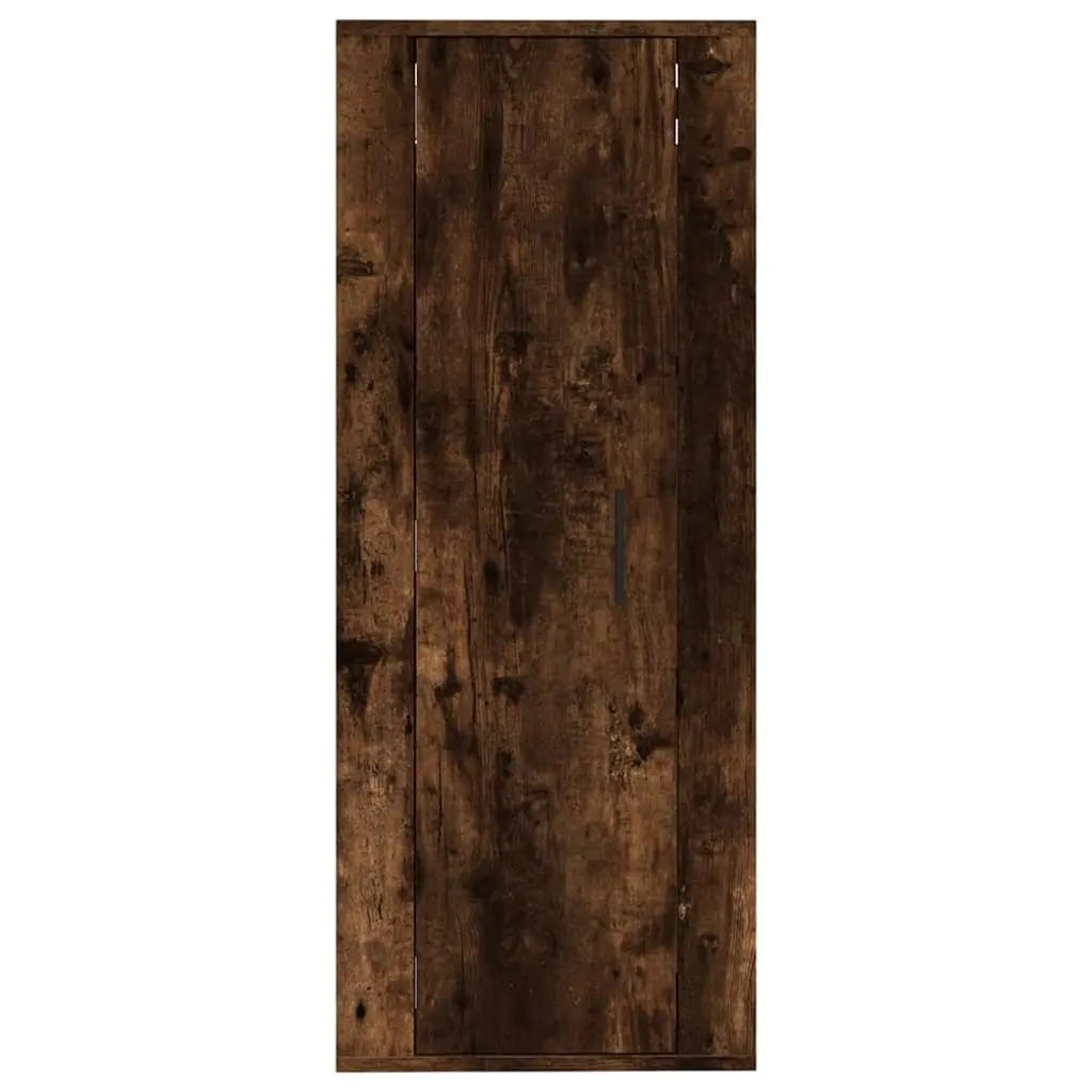 Wall Mounted TV Cabinet 40x34.5x100cm Brown Engineered Wood Media Unit Storage