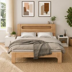 Enhance Your Bedroom with 2-Piece White Nightstand Set