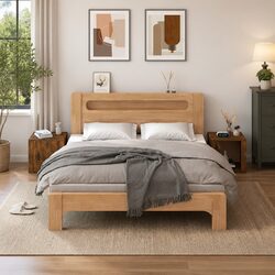 Stylish Brown Wood Nightstands - Set of 2 for Your Bedroom