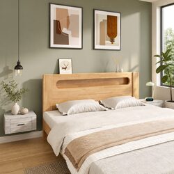 Floating Grey Sonoma Bedside Cabinets Set of 2 for Elegant Storage