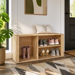 Enhance Your Space with a Stylish Shoe Cabinet in Beige