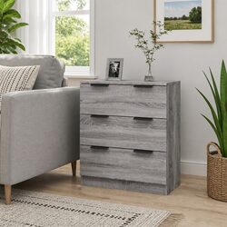 Stylish Grey Sonoma Sideboard for Enhanced Living Spaces