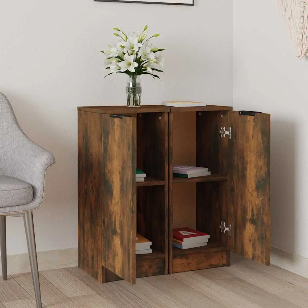 Sideboards 30x30x70 cm 2 pcs Brown Engineered Wood Storage Cabinet