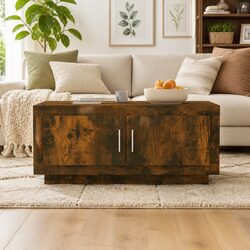 Stylish Brown Coffee Table Enhancing Your Living Room