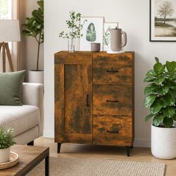 Brown Storage Cabinet Sideboard for Stylish Living Spaces