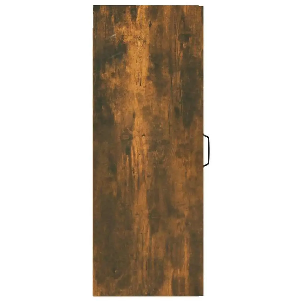 Hanging Wall Cabinet 34.5x34x90 cm Brown Engineered Wood Storage Organizer