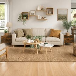 Functional Smoked Oak Coffee Tables – 2 Piece Set for Your Home