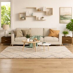 Enhance Your Space with 2 Brown Coffee Tables and Drawers