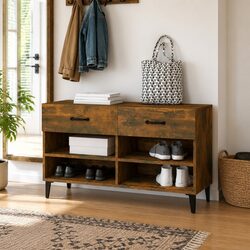 Shoe Cabinet: Enhance Your Space with 2 Drawers