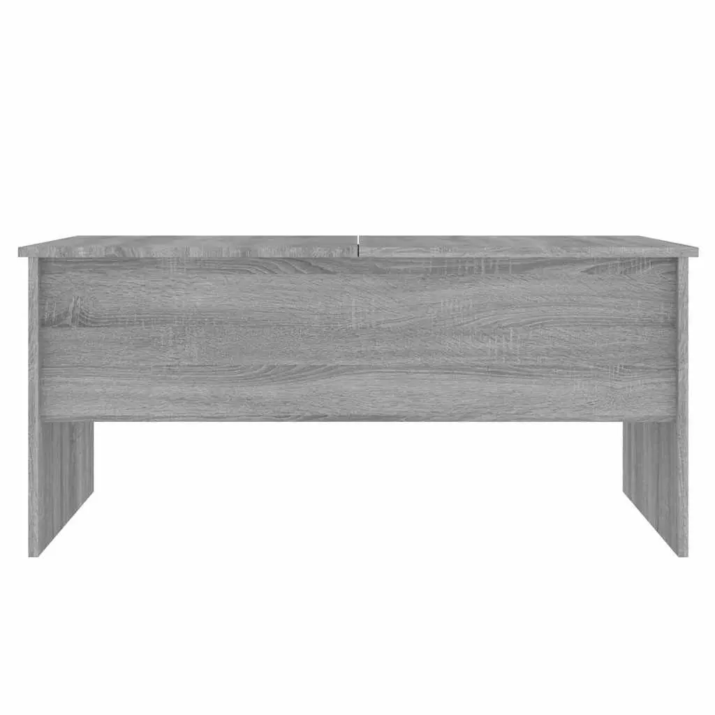 Coffee Table Grey Sonoma Adjustable Liftable Top with Hidden Storage Compartments