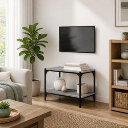 Stylish Grey Sonoma TV Cabinet for Modern Living Rooms