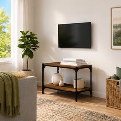 Brown Oak TV Cabinet for a Stylish Living Space 60x33x41 cm