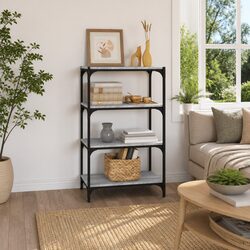 Enhance Your Space with a 60x33x100cm Grey Book Cabinet