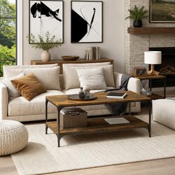 Enhance Your Living Space with a Brown Coffee Table
