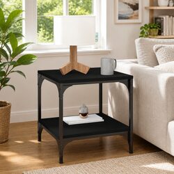 Enhance Your Living Space with this Black Side Table
