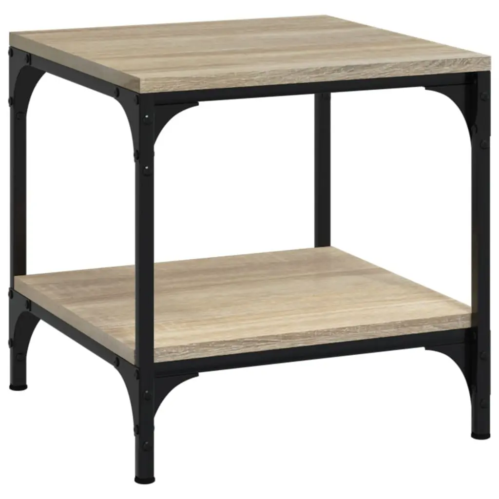 Side Tables 40x40x40 cm Brown Engineered Wood Storage 2 pcs Accent Furniture