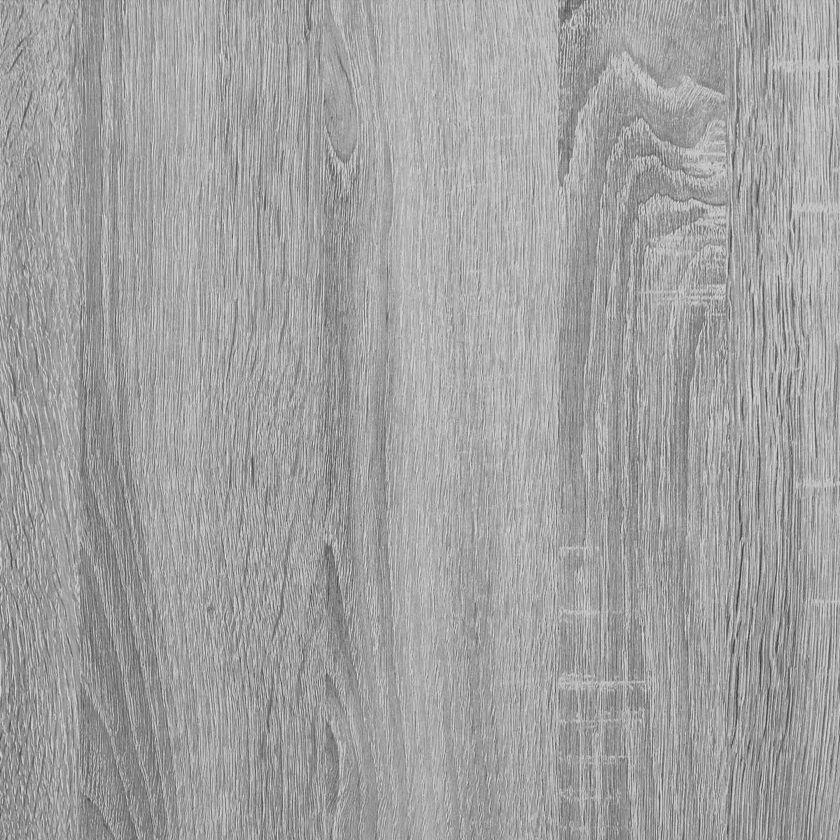 Coffee Table 100x50x35cm Grey Engineered Wood Top Steel Frame