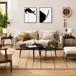 Elevate Your Living Space with Black Accent Side Tables