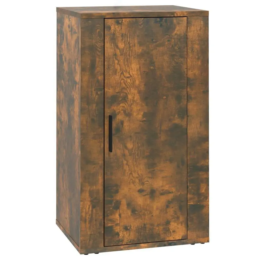 Sideboard Storage Cabinet 40W x 33D x 70H cm Brown Engineered Wood Buffet with Door Compartments