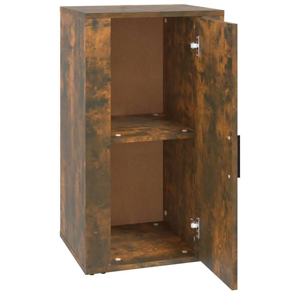 Sideboard Storage Cabinet 40W x 33D x 70H cm Brown Engineered Wood Buffet with Door Compartments