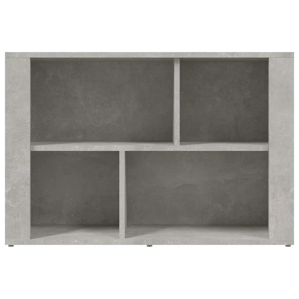 Sideboard Grey Engineered Wood Storage Cabinet Living Room Organizer
