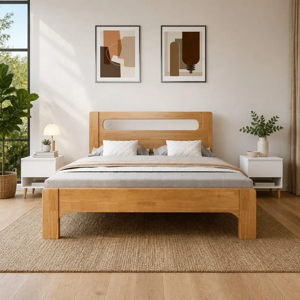 Bedside Tables 50x46x50 cm White Storage Nightstands Engineered Wood Set of 2