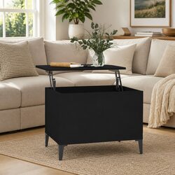 Enhance Your Living Space with a Black Lift-Top Coffee Table