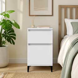 Chic White Nightstand to Enhance Your Bedroom Space