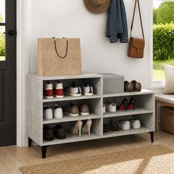 Shoe Cabinet in Grey for a Neat and Stylish Home