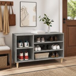 Stylish Grey Shoe Cabinet to Enhance Your Hall Space