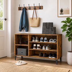 Organise Your Footwear with a Stylish Brown Shoe Cabinet