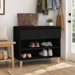 Elegant Shoe Storage Cabinet in Engineered Wood