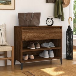 Shoe Cabinet Storage Organiser in Brown for Your Hallway