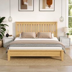 Set of Two Grey Nightstands with Engineered Wood Design