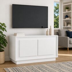 Elevate Your Living Space with a High Gloss White TV Cabinet