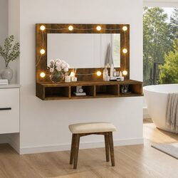 Enhance Your Space with a Brown LED Mirror Cabinet