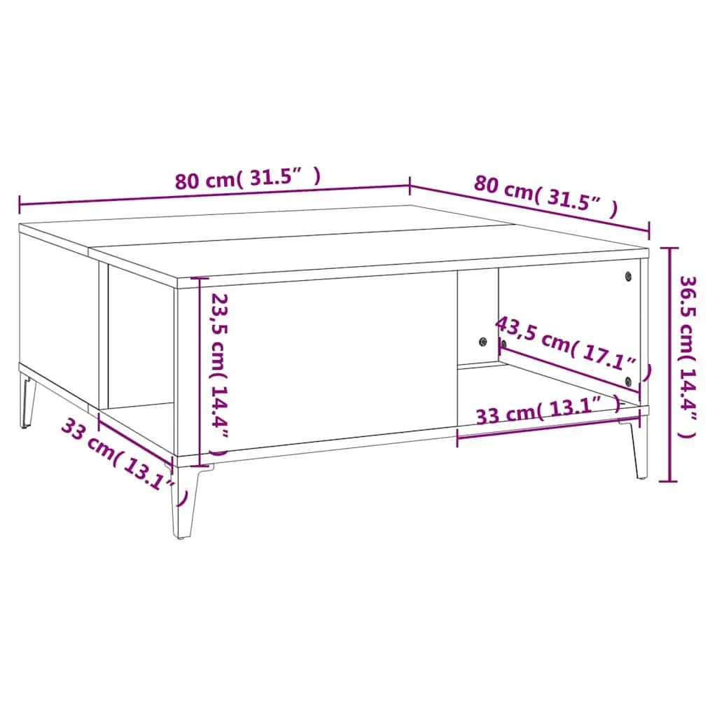 Black Coffee Table with Storage Compartments Modern Living Room Accent Furniture