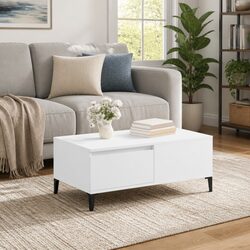 Enhance Your Living Space with a White Storage Coffee Table
