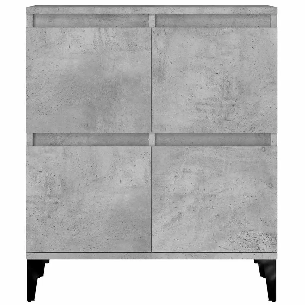 Sideboard Storage Cabinet 60cm Grey Engineered Wood Buffet Furniture