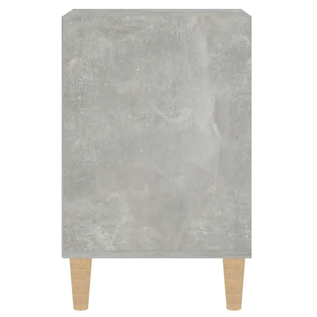 TV Cabinet Grey Engineered Wood Storage Unit Media Console 100x35x55cm