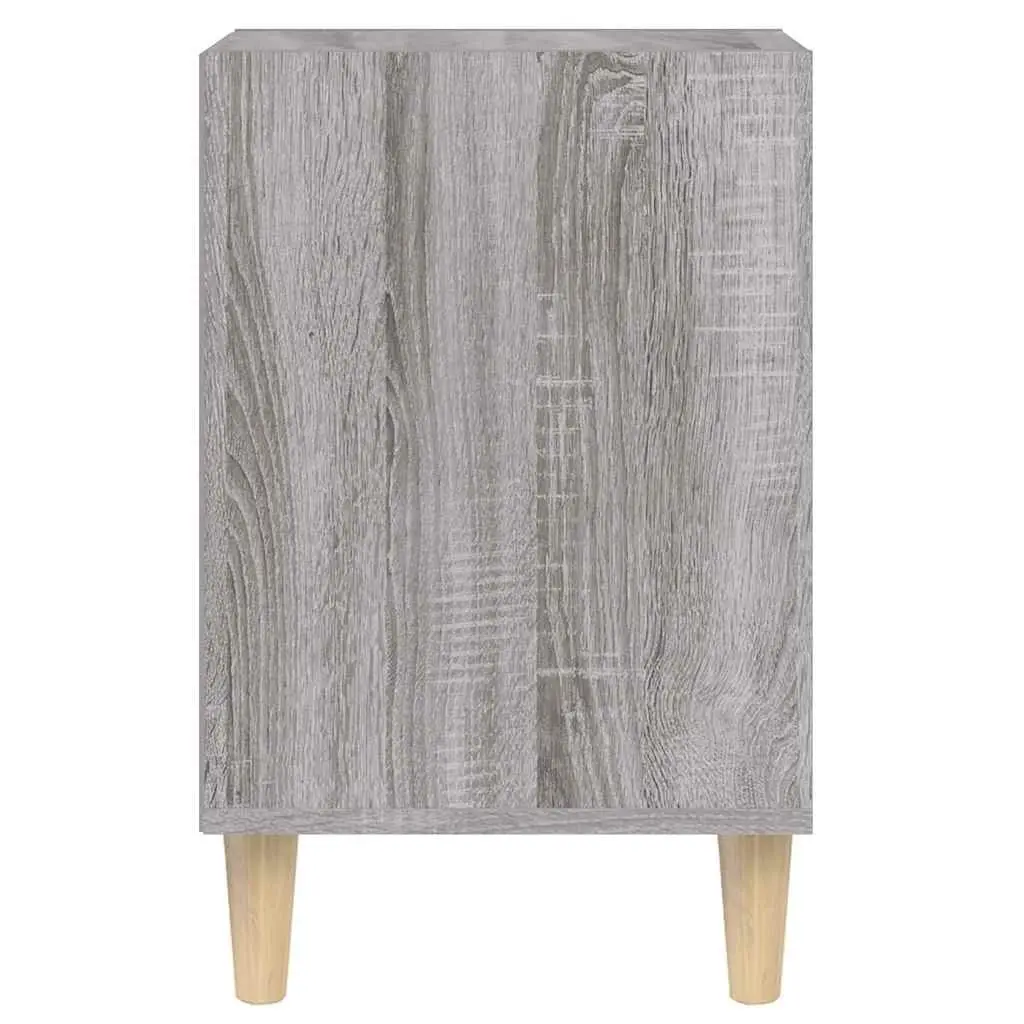 TV Cabinet 100x35x55 cm Grey Engineered Wood Media Unit with Storage Doors