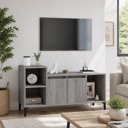 Stylish Grey Sonoma Storage Unit for Your Living Space
