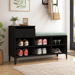 Stylish Shoe Organizer with Drawer and Compartments