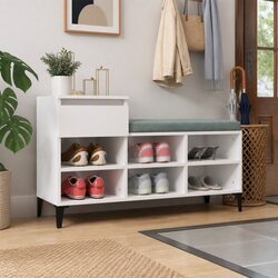 Enhance Your Space with a White High Gloss Shoe Organizer