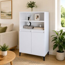 White Highboard Storage Cabinet for Your Home