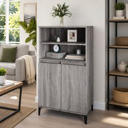 Enhance Your Space with Grey Sonoma Highboard Storage Solution
